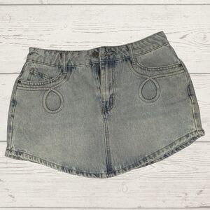 Banjara Denim Mini Skirt | Size 7/27 Denim Mini Skirt